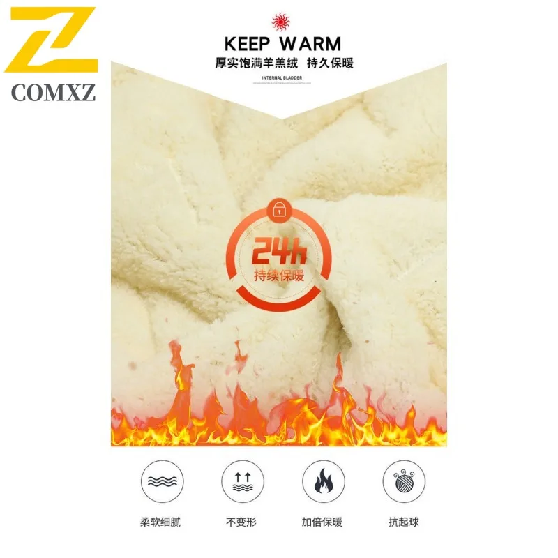 EiAO Vest Plus Size Men's Ultrasonic Fleece Lined Windproof Waterproof Thermal Sleeveless Jacket for Dad Casual Winter Wear 2025