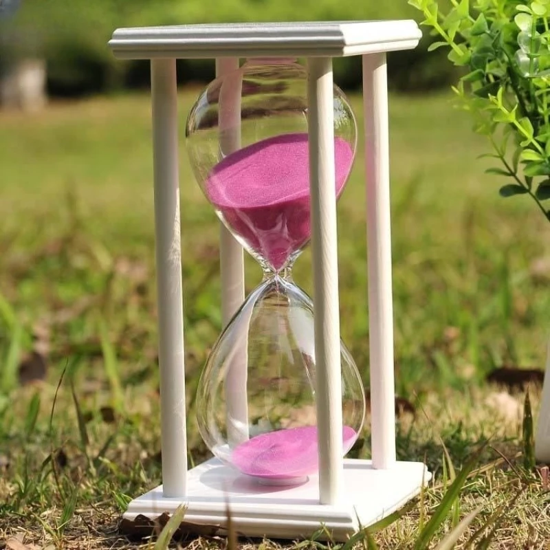 

30 Minute Four Column Hourglass Timer Creative Living Room Wine Cabinet Ornaments Simple Home Desktop Quicksand Decoration Gifts