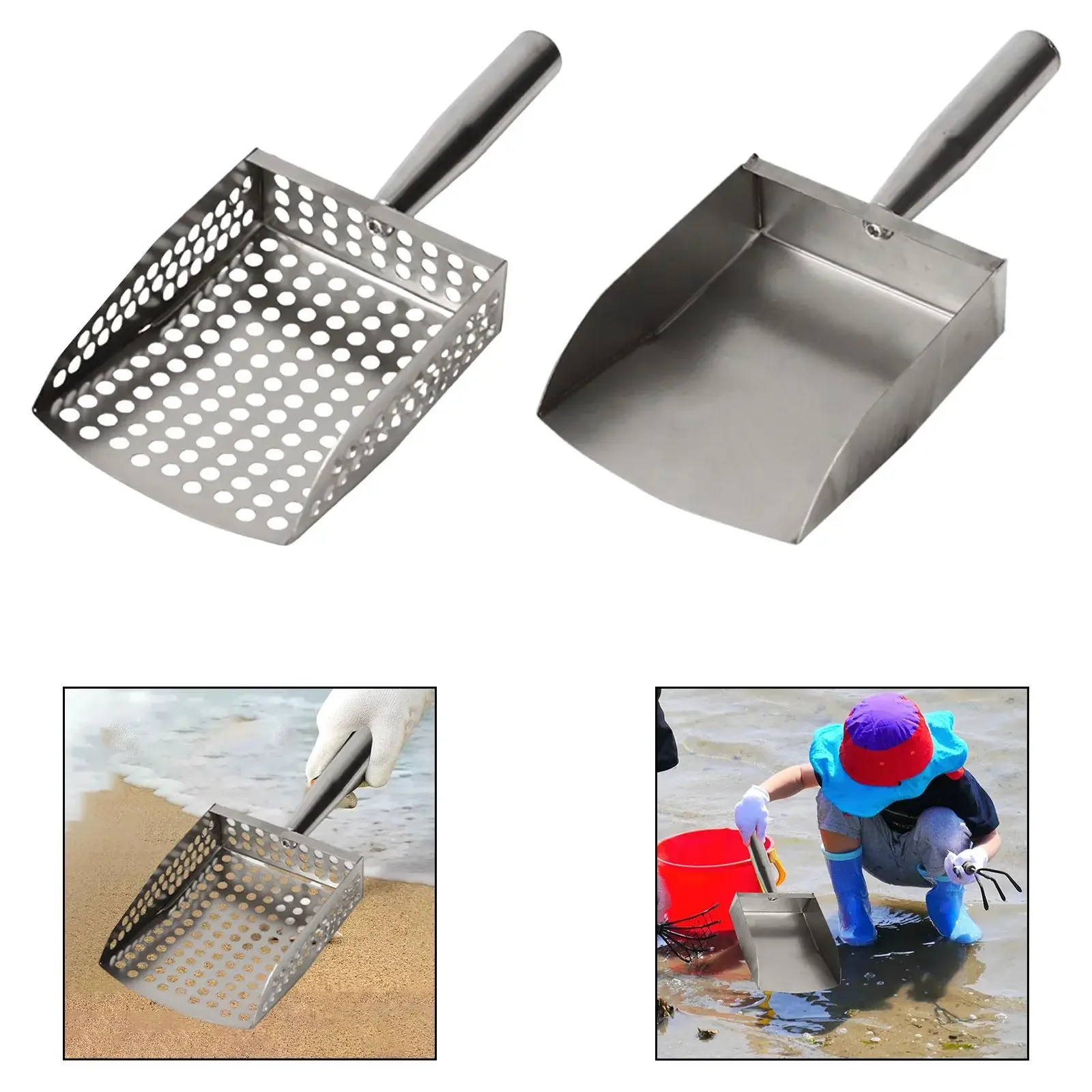 Beach Shovel Multipurpose Portable Beachcombing Scoop Picking up Creatures Clam Digging Sand Sifter Reptile Sand Scoop Beach Shovel Multipurpose Portable Beachcombing Scoop Picking up Creatures Clam Digging Sand Sifter Reptile Sand Scoop