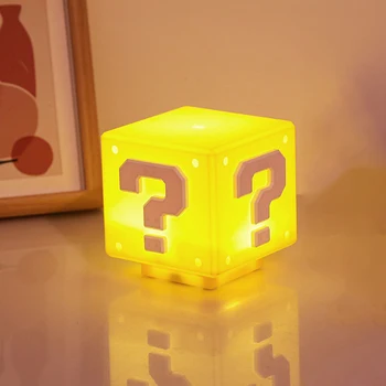 LED Question Mark Brick Night Light With Music USB Charging Desk Lamp Light Birthday X-mas Gifts 1