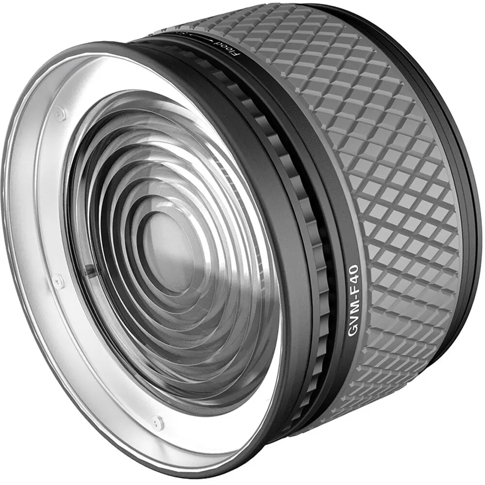GVM F40 Fresnel Attachment for LED Light Spotlight Brightness Improve Compatible