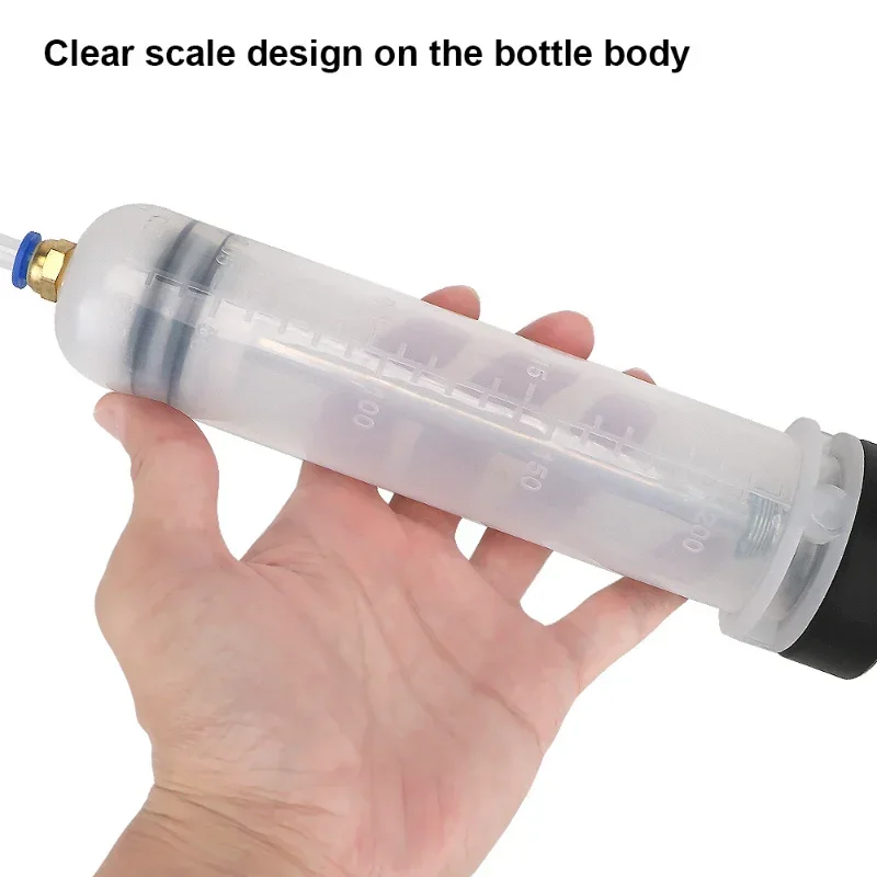 200cc Car Oil Change Brake Bleeder Fluid Pump Extractor Filling Syringe Bottle Universal Truck Motorcycle Vehicles Accessories oil extractor pump