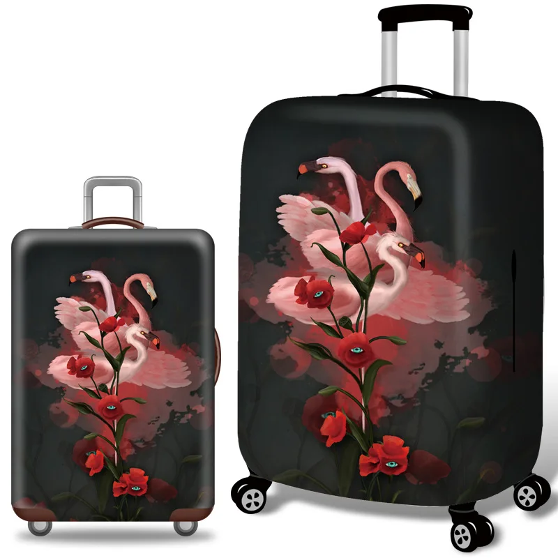 Suitcase Luggage Cover Animal Elastic Baggage Dust Protective Covers Trunk Case Cover For 18-32Inch Trolley Travel Accessories luggage cover