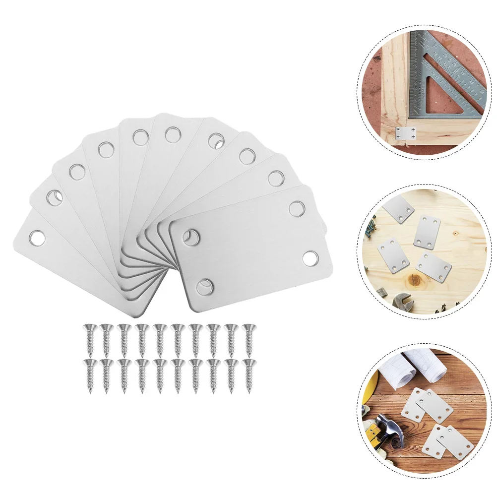 20 fixed metal plate corner brackets suitable for wooden stainless steel repair strips with holes stainless steel angle bracket furniture hardware angle bracket angled furniture hardware angle connector