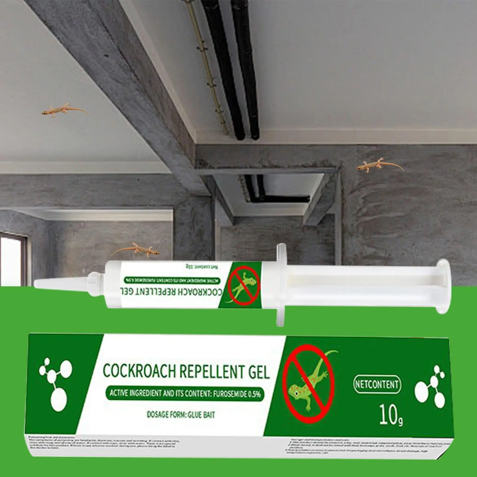 1pcs Reptile Prevention Gel Gecko Repeller Outdoor Natural Lizard Repellents Lizard Pests Remover Repel Gecko Bait Gel For Home