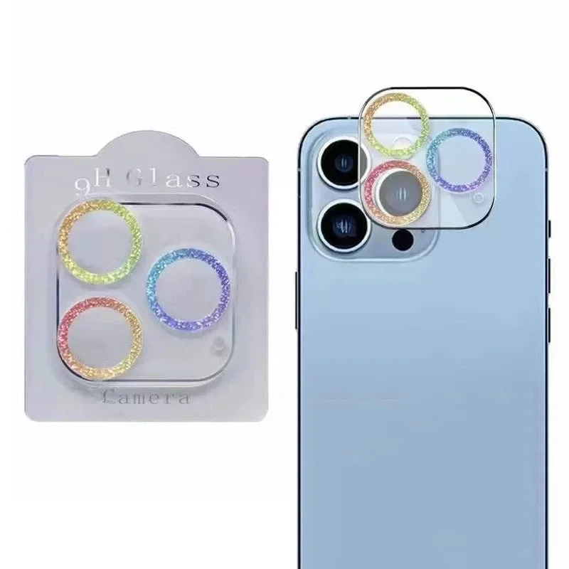 Bling Glitter Diamond Clear Camera Lens Protector Case
