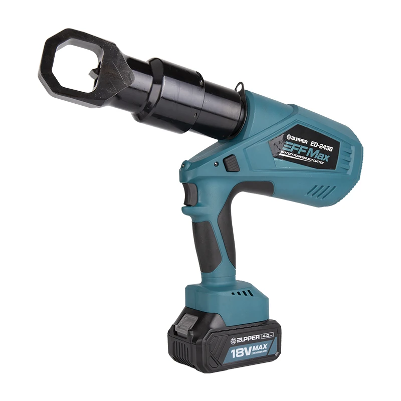 

ZUPPER ED-2436 Battery Powered Hydraulic Nut Splitter Nut Cutter Electric Bolt Cutter
