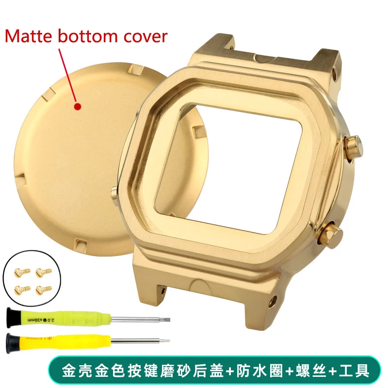 Stainless Steel Case and Bracelet for G-SHOCK Watch Customization Kit