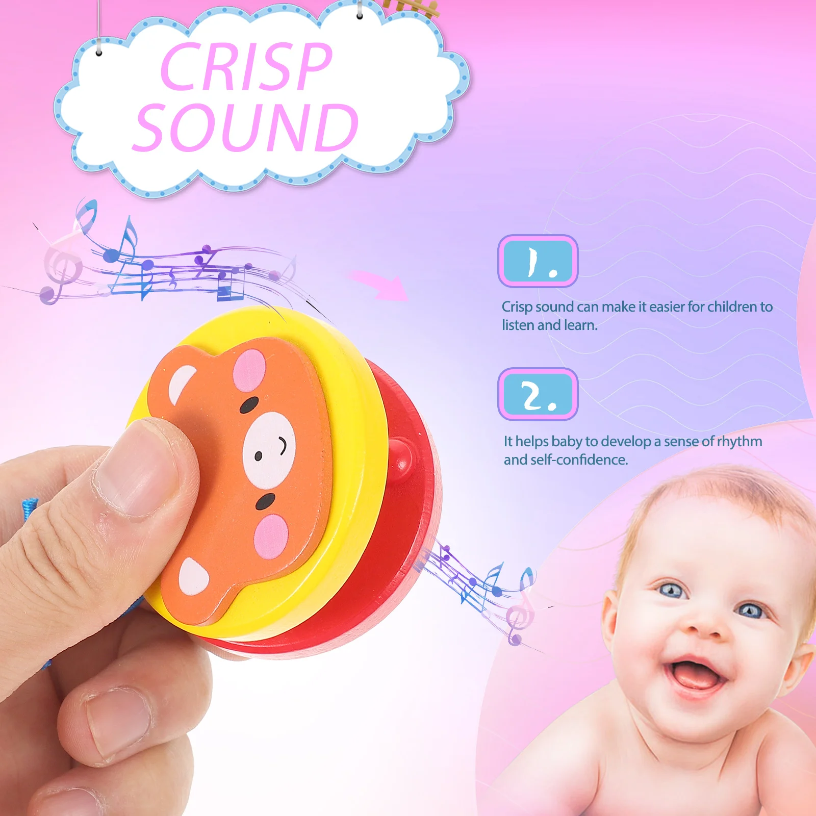 Рисунок 3 - перкуссионные кастеты игрушка Orff