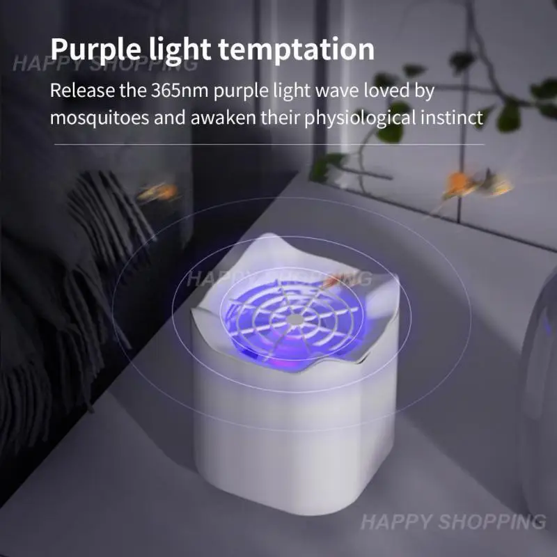 Lampada Per Uccidere Le Zanzare Mini Eco-Friendly Home Ricarica Usb 360 ° Senza Angolo Morto Lampada Per Raggi Ultravioletti Mosquito Killer Safe Zapp