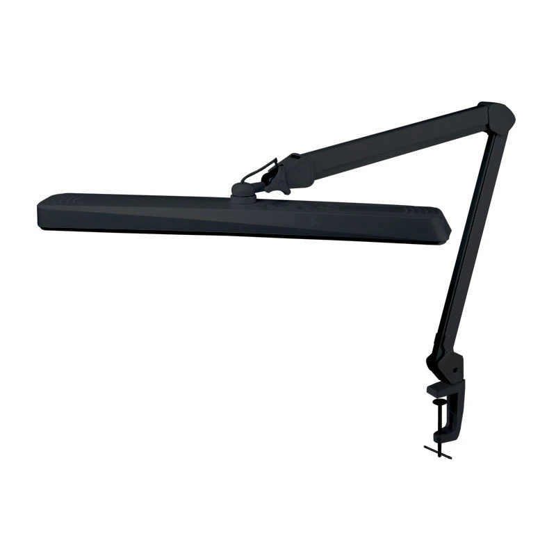 30W LED 클립형 작업등 5600-6000K CCT 조절 가능 5단계 디밍 보석 제작용 금속 암 2500lm 눈 보호 램프
