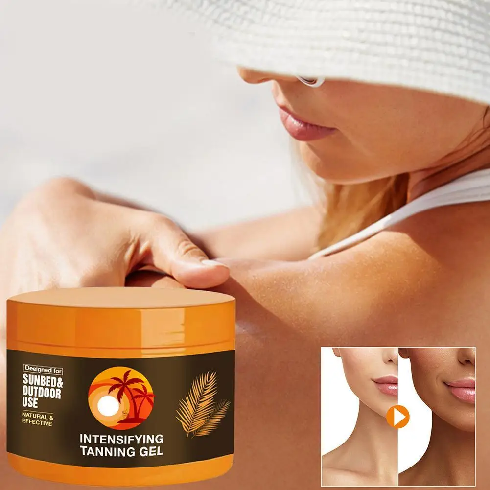 150ml Black Repair Cream Tanning Bronze Color Hydration Moisturizing Healthy Skin Tone Post Sun Repair
