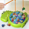 Children Magnetic Fishing Toy Dinosaur Magnetic Fishing Rod Game for Baby Fishing Early Educational Toys for Kids Birthday Gifts 3