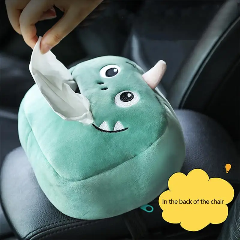 

Adorable Doll Tissue Box Cute Plush Detachable Tissue Box General Motors Home Room Tray Box Animal Decoration Holder