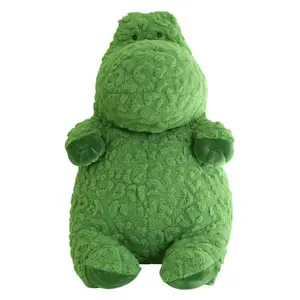 Creative Plush Soft Dino Plush Toy Funny Green Dinosaur Doll Stuffed Toy Kids Dinosaurs Toy Birthday Gifts Home Office Decor