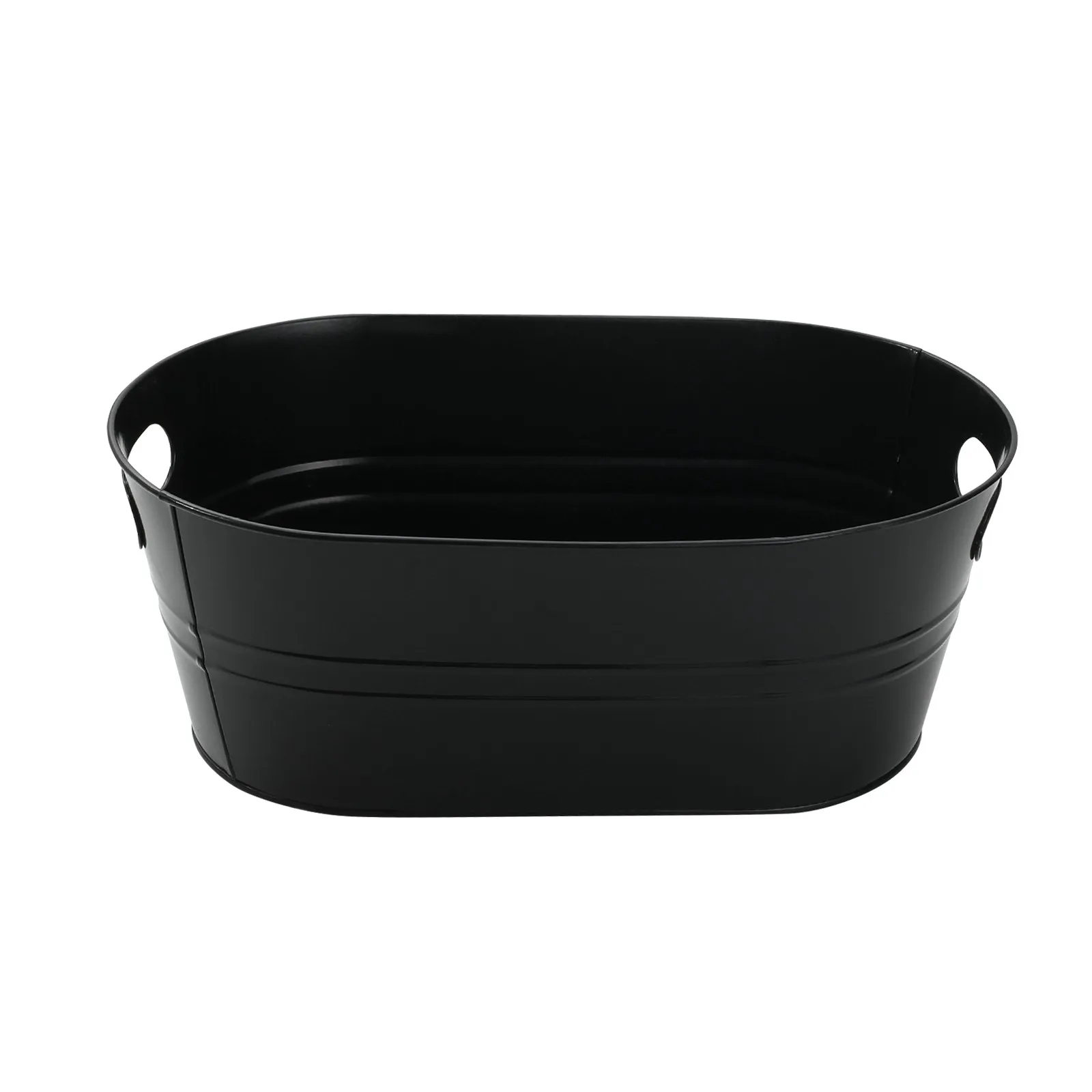 Galvanized Metal Ice Buckets, 4 Gallon Large Ice Buckets For Parties Wine Beverage Tub With Carry Handle For Home Beer Coolings