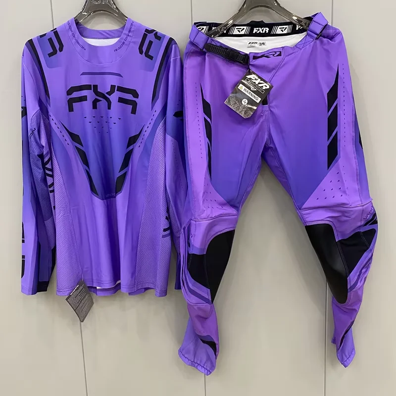 Motocross Gear Set 2025 FXR Jersey Set Off Road Motorcycle Race Dirt Bike Motocross Moto Racing Suit