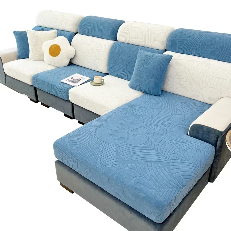 Waterproof Sofa Cover Elastic Jacquard Sofa Seat Cushion Cover Anti-dust Removable Sofa Cushion Protector Couch Slipcovers 4