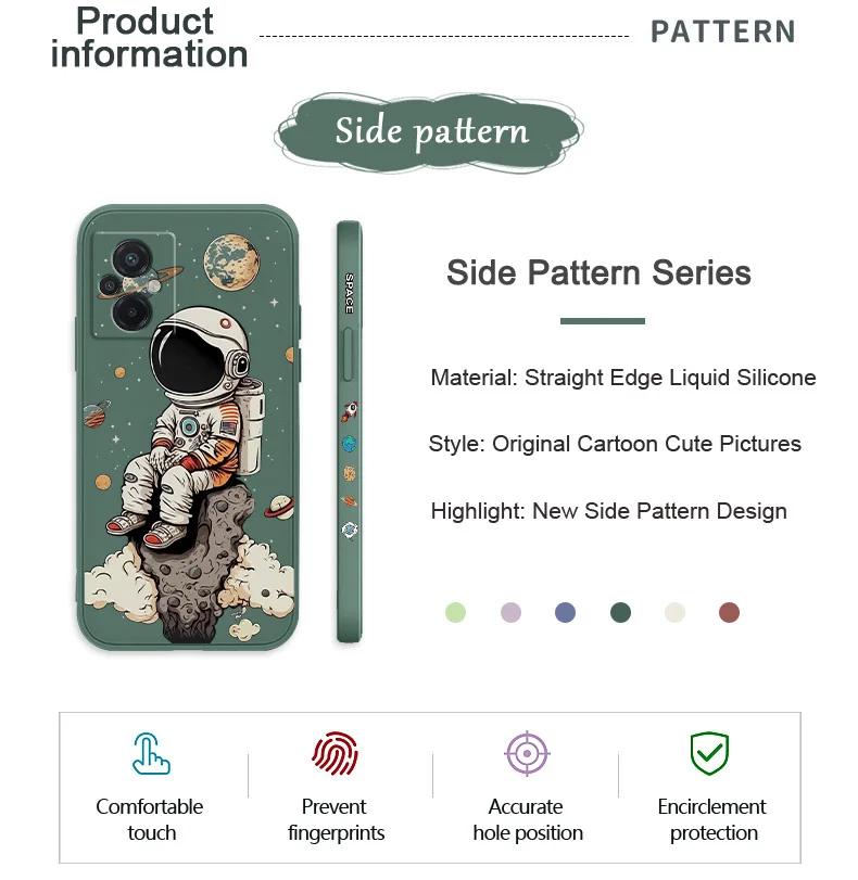 جراب هاتف سيليكون زحل لطيف للأطفال ، غطاء لهاتف xناومي بوكو M6 X6 F6 M5 M5S F5 X5 F4 X4 M4 F3 X3 F2 Pro X2 C40 4G 5G GT NFC