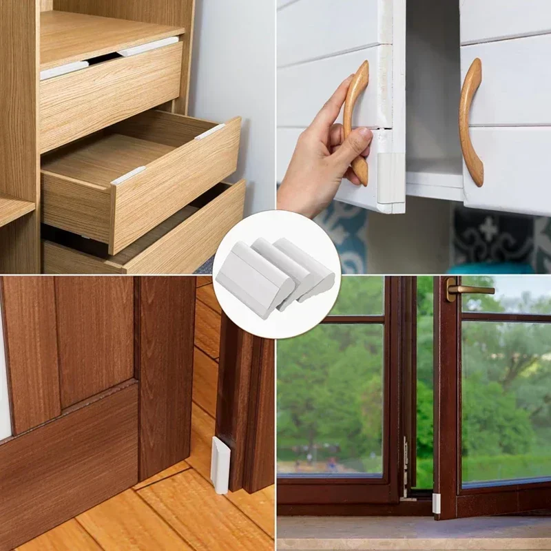 Self-adhesive Wedge-Shape Foam Weather Stripping Door Sealing Strips doors gap filler for door frame Soundproof Insulation Tape
