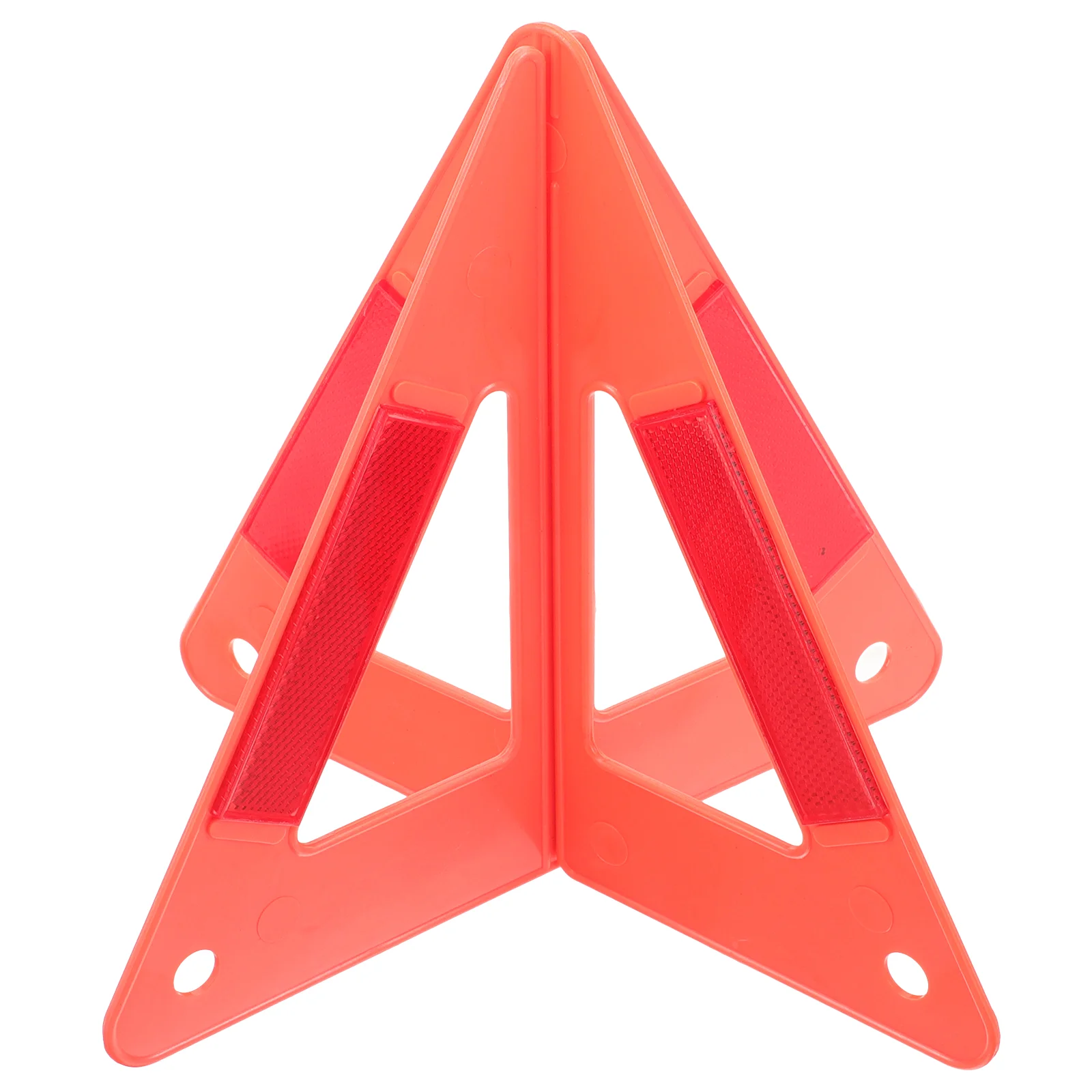 

1 Set Side Of The Road Safety 3D Plastic Safety Triangle Sturdy Car Warning Sign