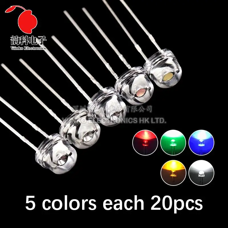 3MM 5MM Light Emitting Diodes Electronics Kit Box F3 F5 LED Diode Assorted Kit White Green Red Blue Yellow Orange - Image 33