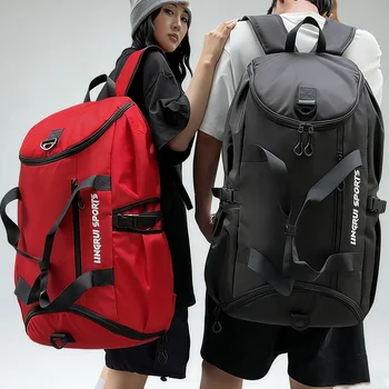 Zaino per Uomo e Donna Adatto per Viaggi, Turismo, Escursionismo, Campeggio, Palestra, Fitness con Tasca per Scarpe, Borsa da Esterno