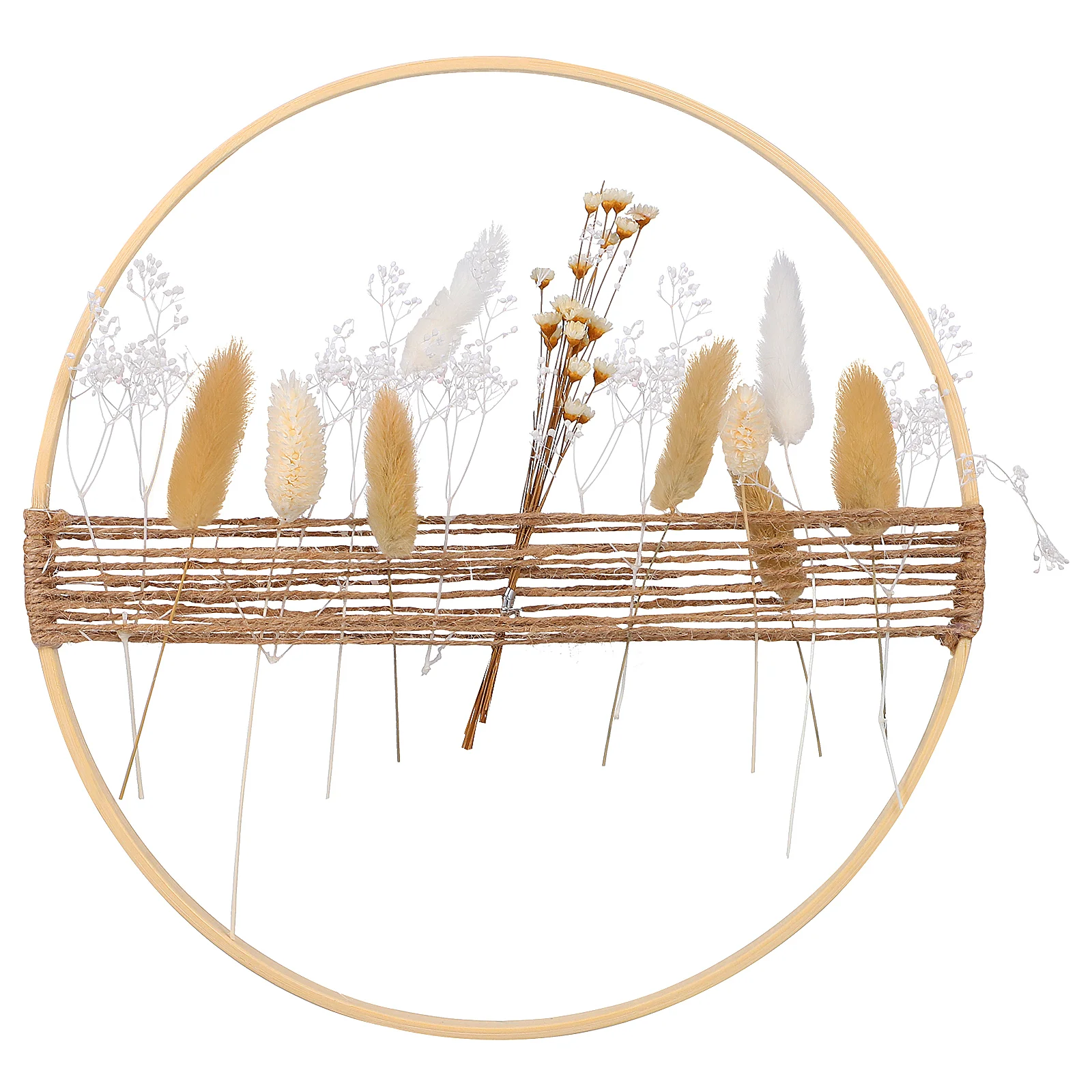 

Dried Flower Garland Decorative Wall Hanging (003) Rings Wreath Ornament Floral Garlands For Decorating Supplies Ornaments