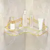 Bathroom Storage Rack Durable Convenient Space-saving Corner Shower Rack Easy To Clean Metal Scratch-resistant Bathroom Shelf 1