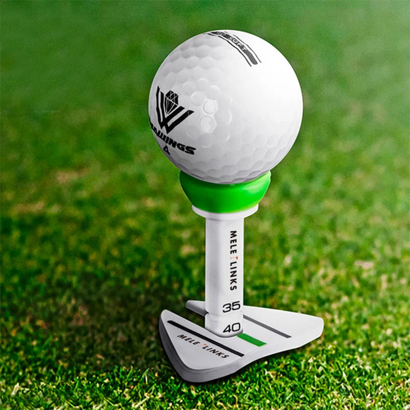 Vielseitig Golf Doppel T Neue Step Down Golf Ball Halter Kunststoff Einstellbare Höhe Golf Tees Zubehör Golf Geschenke mit Paket