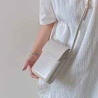 Sacs à bandoulière à rabat pour femmes, Mini sacs à main et sacs à bandoulière en cuir PU pour filles et dames, sac Simple et solide pour téléphone, 2024 3