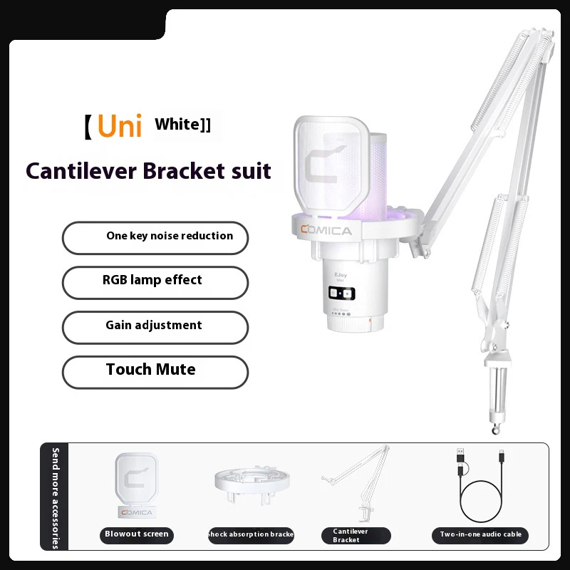 Enjoy the Uni Pro Microphone Wireless Computer Desktop Game Live Recording Capacitance Anti-Spray Microphone