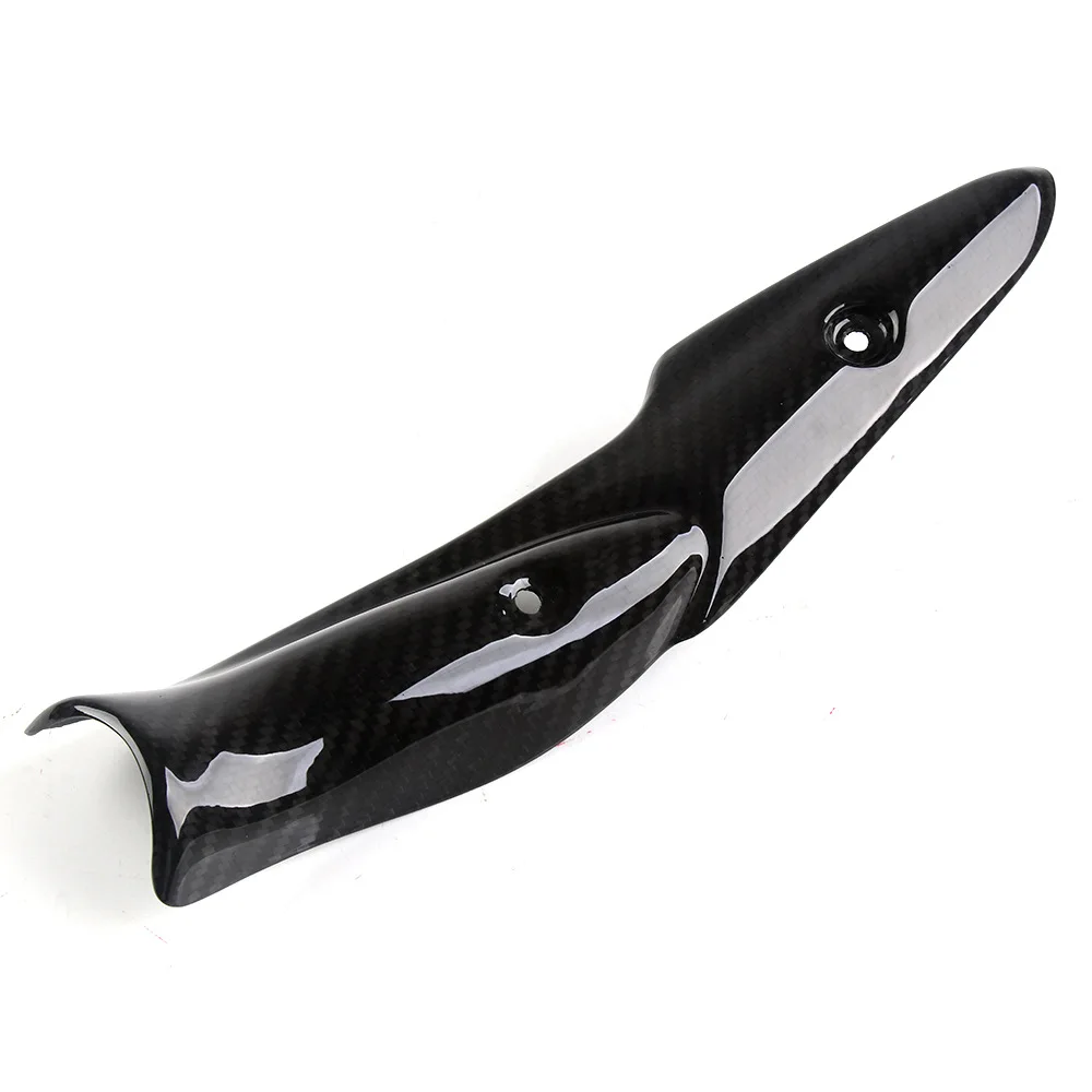 

For Kawasaki Z900 2017 - 2021 Motorcycle carbon fiber modified exhaust pipe heat shield carbon fiber anti-scald shield