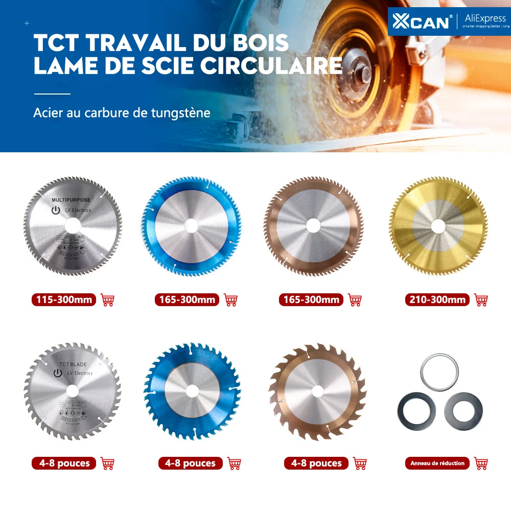 Xcan Metalls ch neids cheibe 107/115mm Durchmesser Edelstahl abgeschnittene Werkzeugrad-Winkels chleif scheiben für das Schneiden von Metall holz – Detail 1
