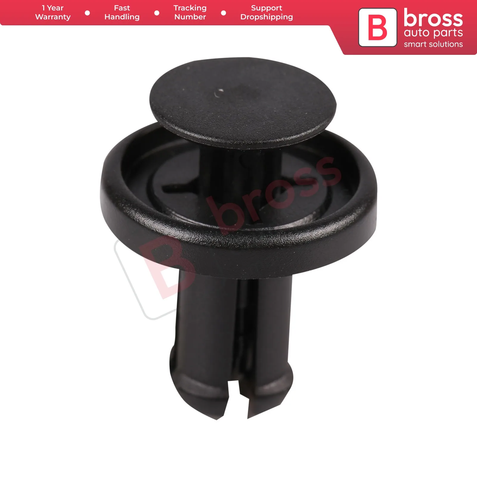 

Bross Auto Parts BCF2521 10 Pieces Rocker Panel Push-Type Retainer for Toyota&Lexus:75867-06030