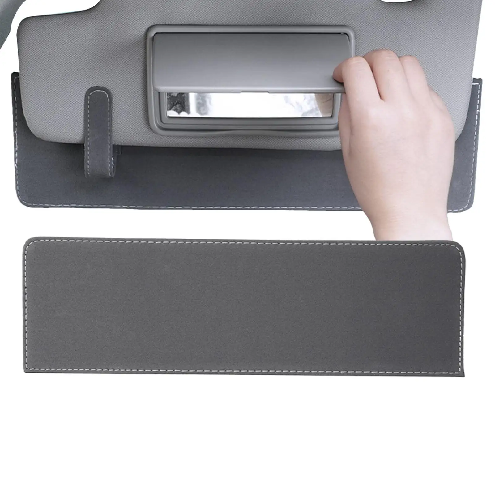 Car Sun Visor Extender Auto Visor Extender Sun Blocker Leather Anti-glare Automotive Interior Sunvisor Extending Shade for RV