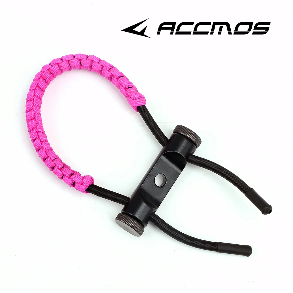 multi fonctionnelle main tressée survie chasse tir bracelet tir à l'arc 550  paracord arc poignet sling