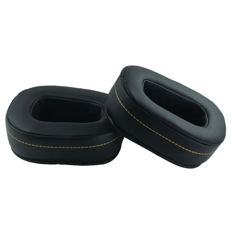 Y4QE 2PCS Protein Leather Earpad Ear Cushion Cover for AH-D600 AH-D7100 Headset
