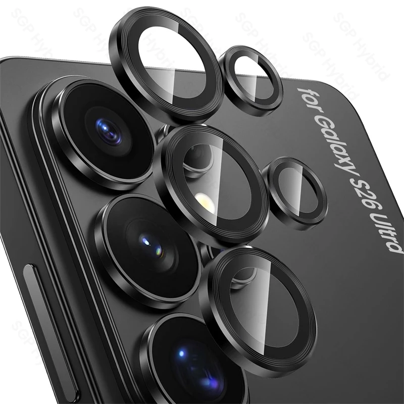 Premium Aluminum Alloy Ring Camera Glass Case - Enhanced Protection for Samsung Galaxy S26 Ultra 5G Lens