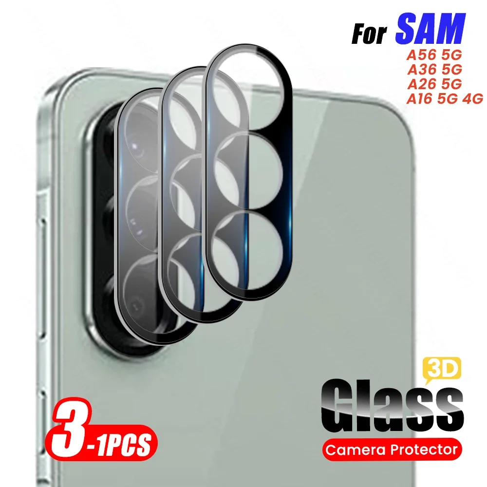 3-Piece 3D Curved Camera Lens Protector - Rear Lens Glass Protective Film