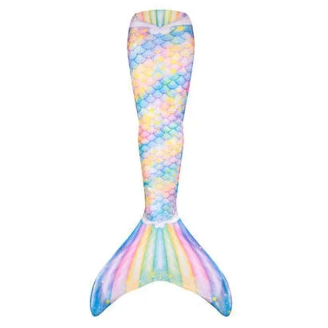 thumbnail image 1 of Traje de baño de fantasía con cola de sirena para niñas, regalo de Navidad, se puede agregar aleta monoaleta, 1 of 5