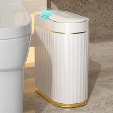 Joybos Smart Sensor Trash Can Electronic Automatic Bathroom Waste Garbage Bin Household Toilet Narrow Seam Sensor Bin