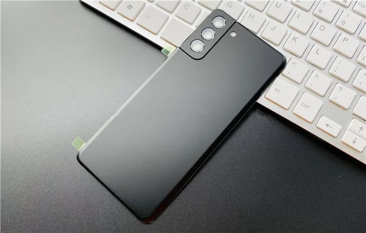 삼성 갤럭시 S21 플러스 5G G996 6.7 유리 배터리 뒷면 커버 수리 용 S21Plus 하우징 도어 후면 케이스 + 카메라 렌즈 교체