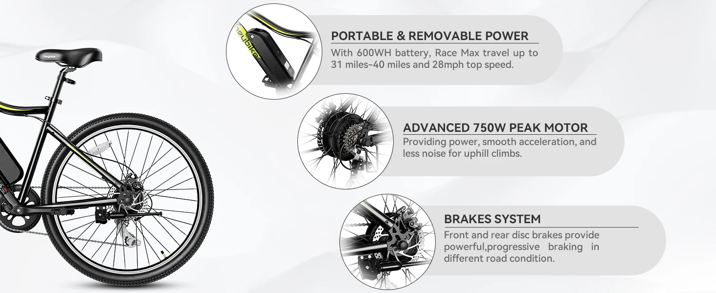 Heybike Race Max Black 500W