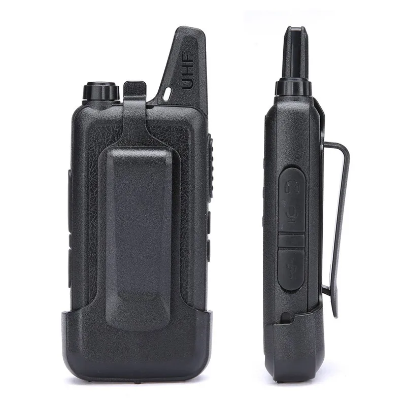New WLN KD-C1 2/4PCS Mini Handy Portable  Walkie Talkie  UHF 400-470 Mhz KD-C1T  Ham Radio Type-C Charging Mi-Ni Walkie Talkie 5