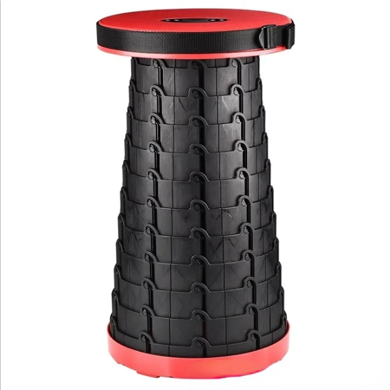 

Портативный выдвижной пластиковый стул, яркий регулируемый складной стул для рыбалки и путешествий