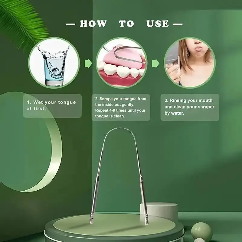 U-shaped Tongue Scraper CleaningScraper For Oral