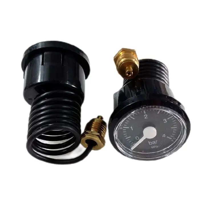 Fireplace Pressure Gauge Wall-mounted furnace pressure gauge fireplace Water test pressure gauge Capillary steam boiler accessories