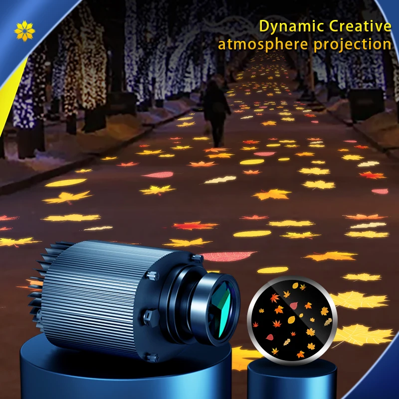 Waterproof outdoor goldfish cloud pattern dynamic fish light dynamic creative projection light outdoor water light projector