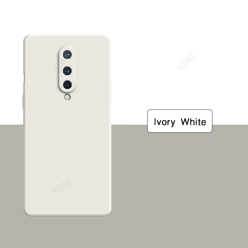 Premium Liquid Silicone Case with Internal Flocking - Soft Back Cover for Smartphone Protection